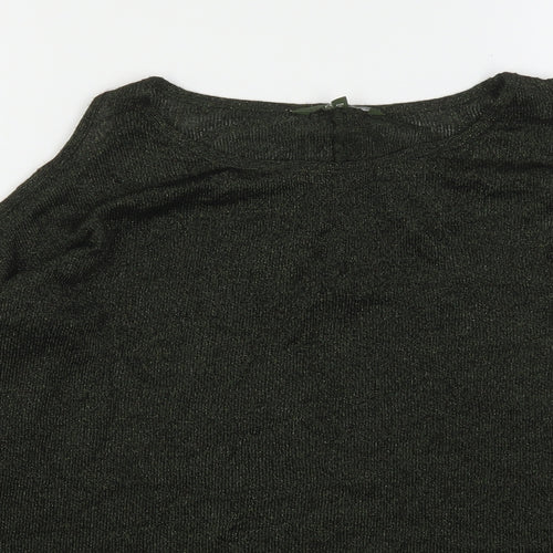 NEXT Womens Green Round Neck  Polyester Pullover Jumper Size 12
