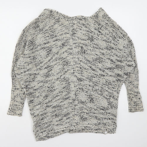 Atmosphere Womens Beige V-Neck  Polyester Cardigan Jumper Size 6