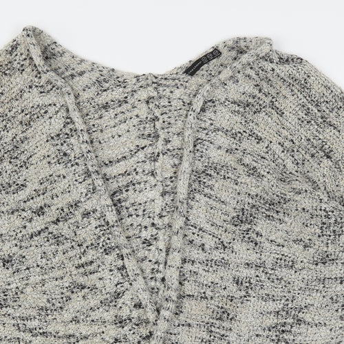 Atmosphere Womens Beige V-Neck  Polyester Cardigan Jumper Size 6
