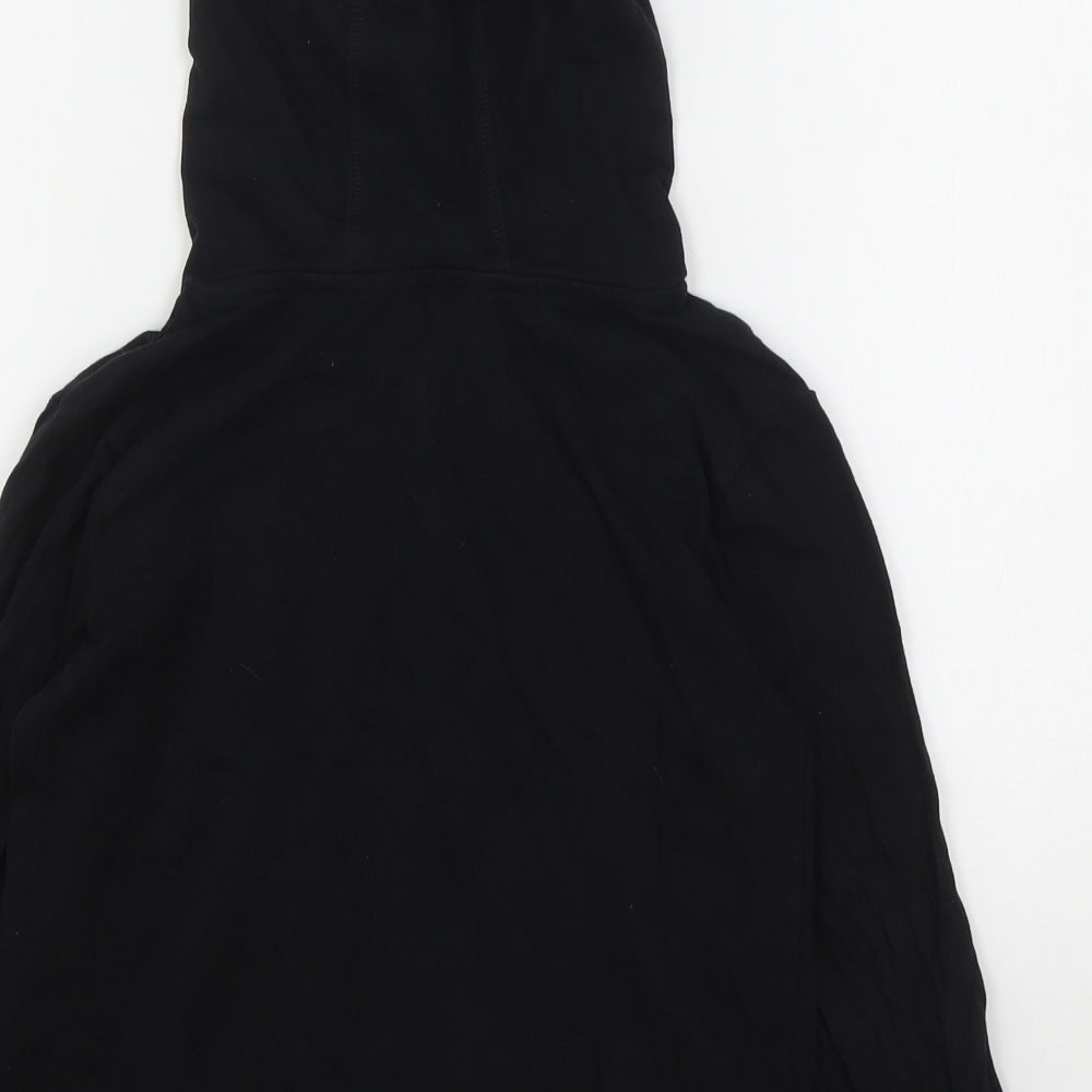 George Boys Black  Cotton Pullover Hoodie Size 8-9 Years