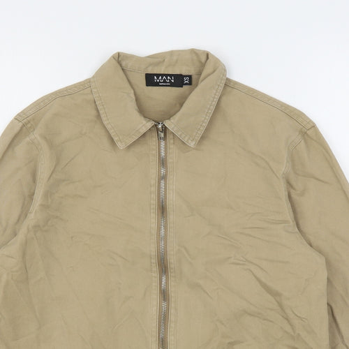 Boohoo Mens Beige   Jacket  Size XS