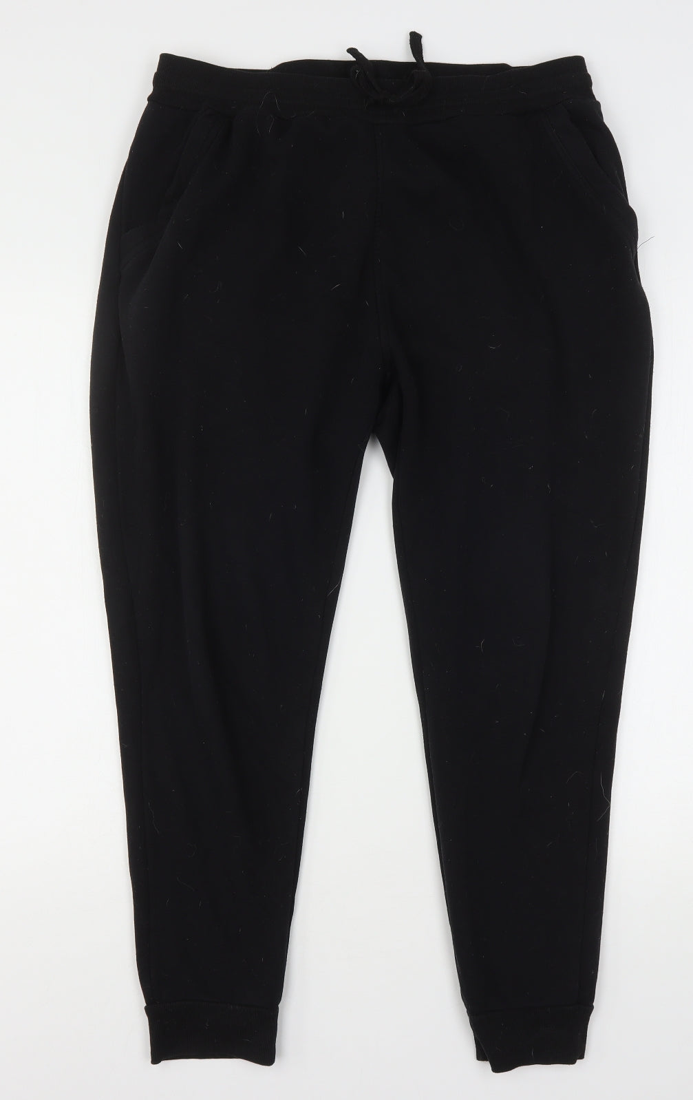 Atmosphere Womens Black  Polyester Sweatpants Trousers Size 16 L28 in Regular Drawstring