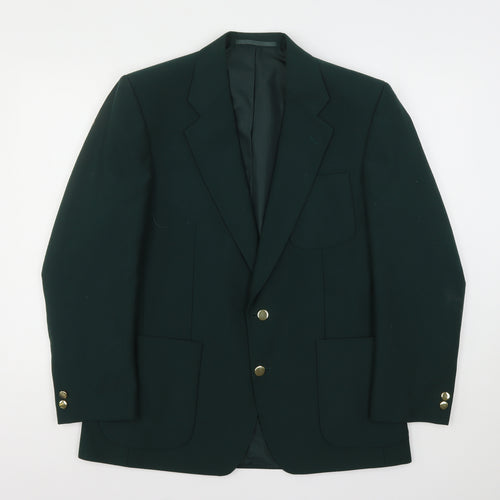 Brook Taverner Womens Green  Polyester Jacket Suit Jacket Size M