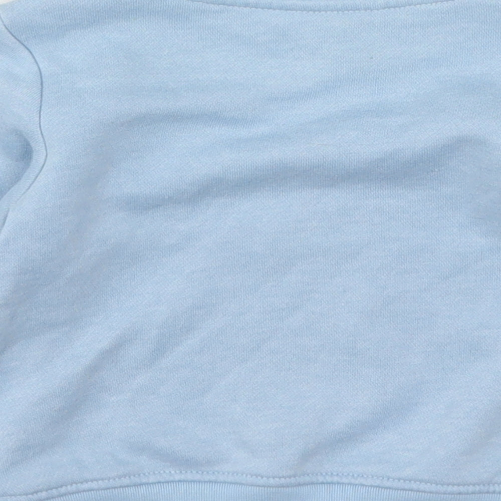 Primark Boys Blue  Cotton Pullover Jumper Size 9-12 Months