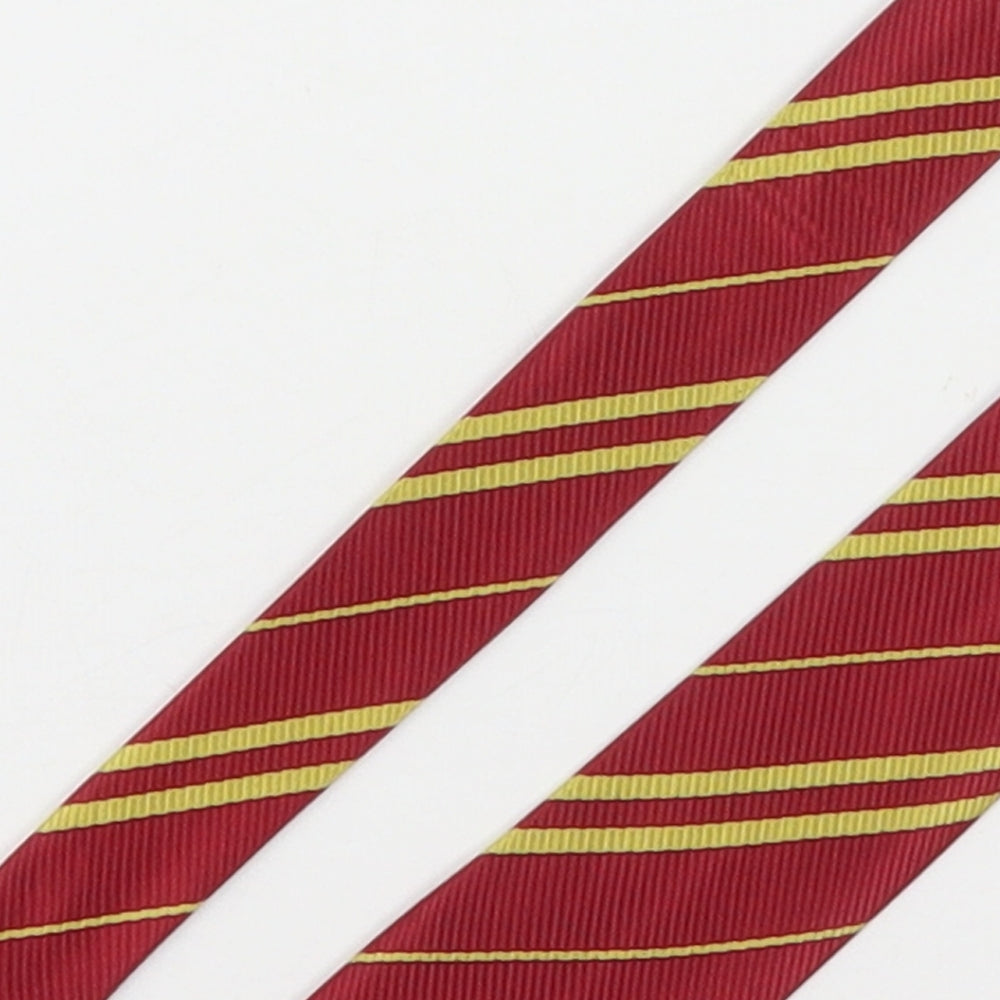 Preworn Mens Multicoloured Striped Polyester Pointed Tie One Size