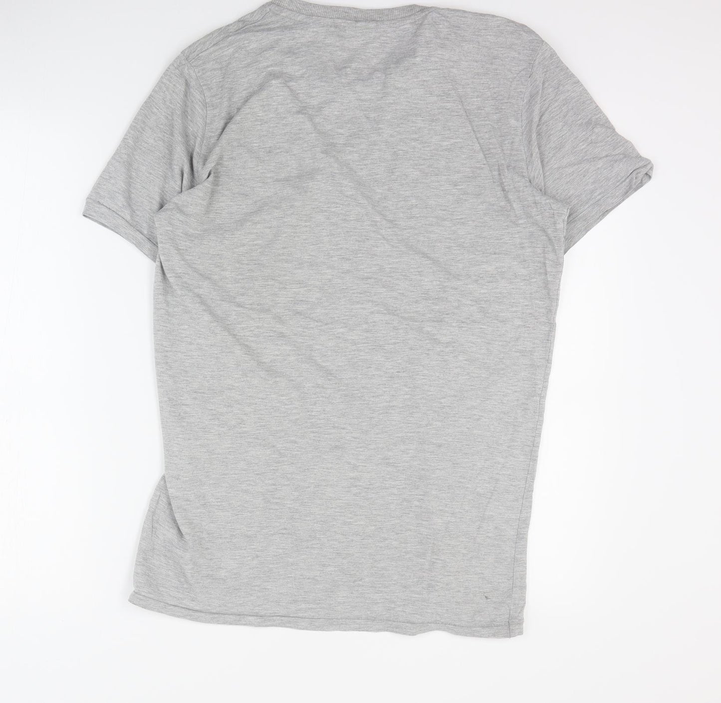 UR Mens Grey  Cotton  T-Shirt Size L Crew Neck  - Mickey Mouse