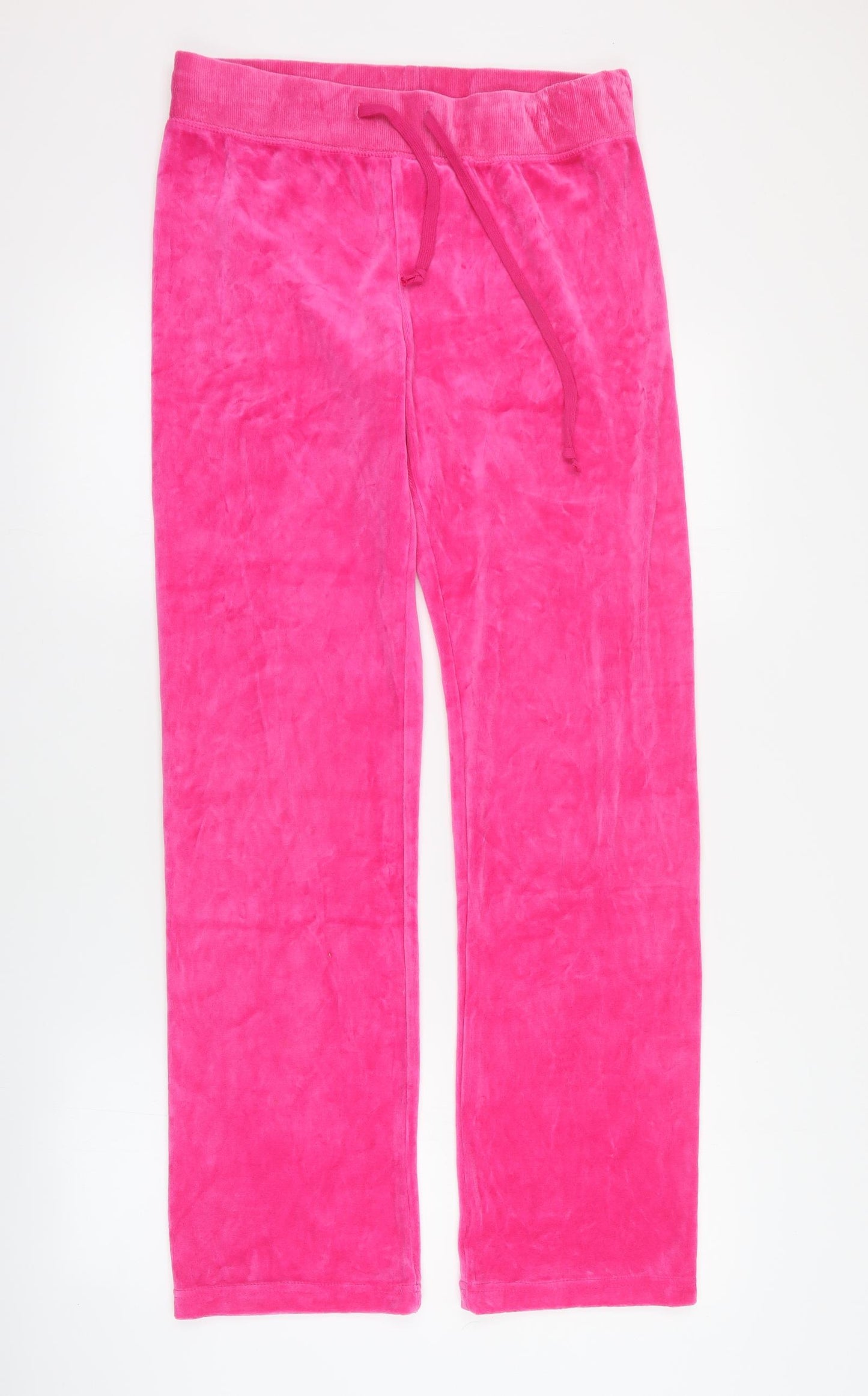 Tapout Womens Pink  Cotton Jogger Trousers Size 14 L30 in Regular Drawstring