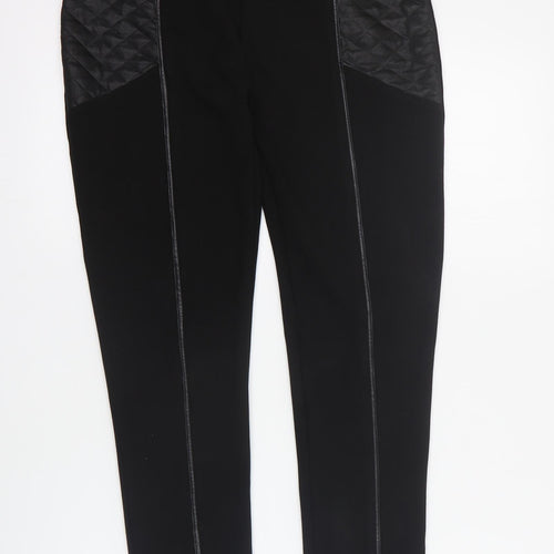 NAF NAF Womens Black  Viscose Capri Leggings Size M L26 in