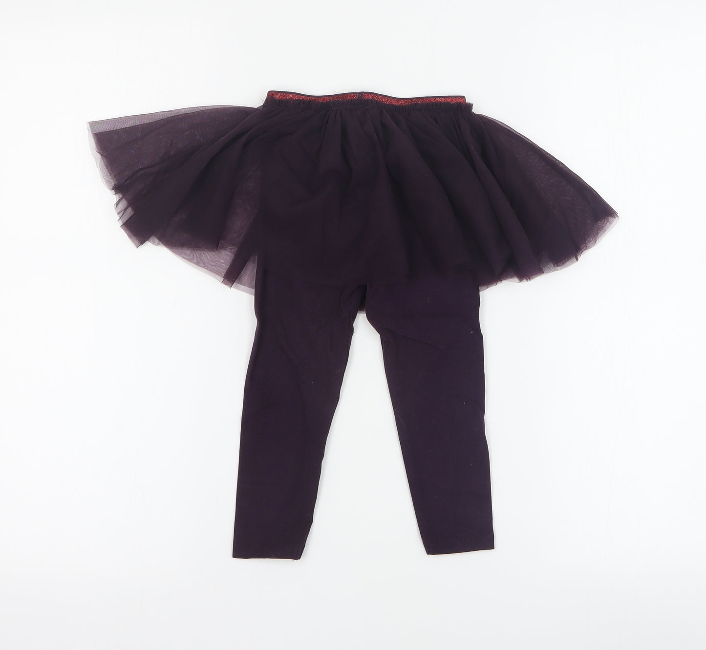 NEXT Baby Purple  Cotton Cropped Leggings Size 18-24 Months  Pullover - Tutu