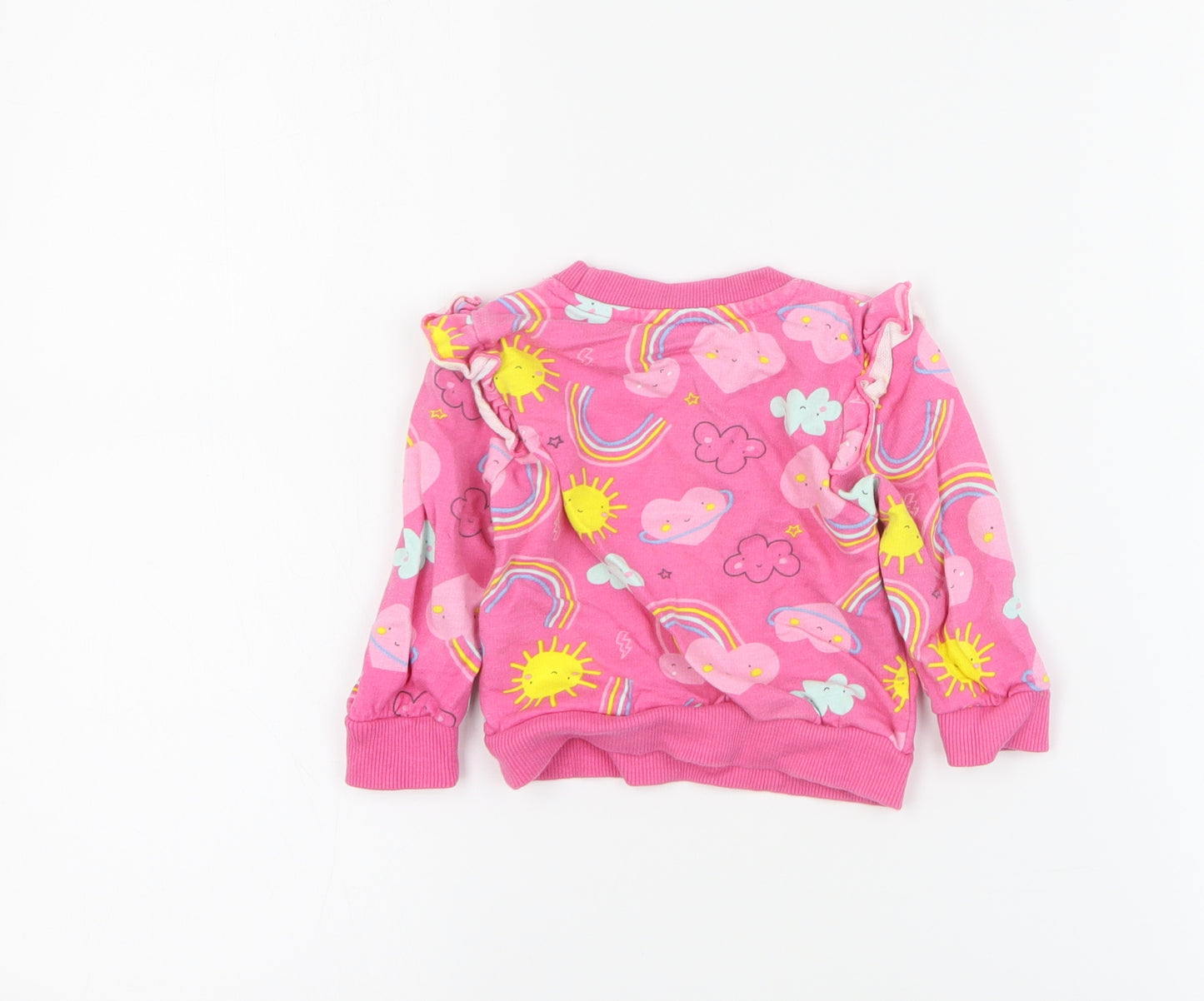 Studio Baby Pink  100% Cotton Pullover Jumper Size 3-6 Months  Pullover