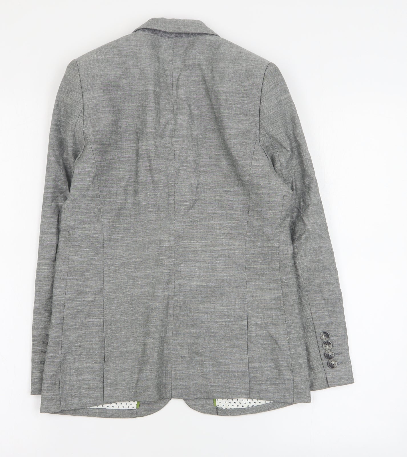 Marks and Spencer Boys Grey   Jacket Blazer Size 10-11 Years  Button