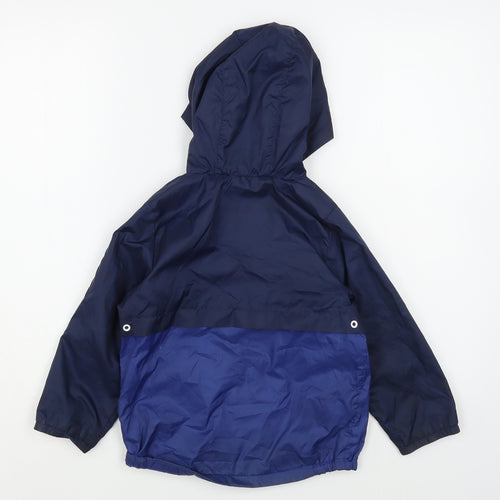 NEXT Boys Blue   Rain Coat Coat Size 3-4 Years  Zip