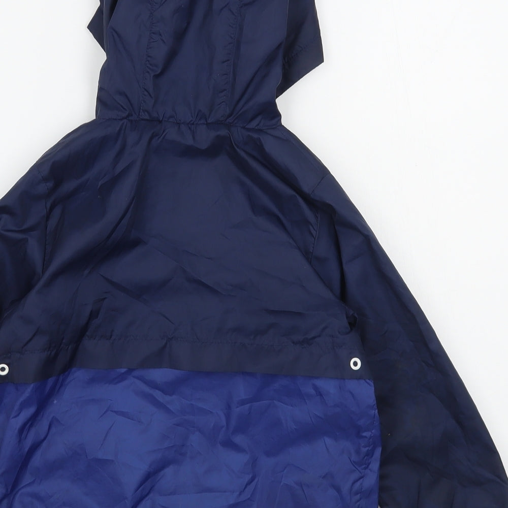 NEXT Boys Blue   Rain Coat Coat Size 3-4 Years  Zip