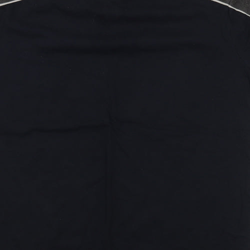 NEXT Mens Black  Cotton  T-Shirt Size M Round Neck
