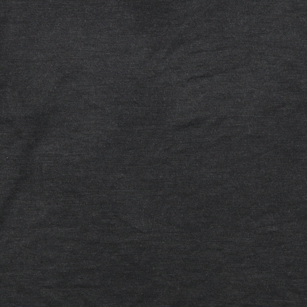 Marks and Spencer Mens Grey V-Neck  Acrylic Pullover Jumper Size XL