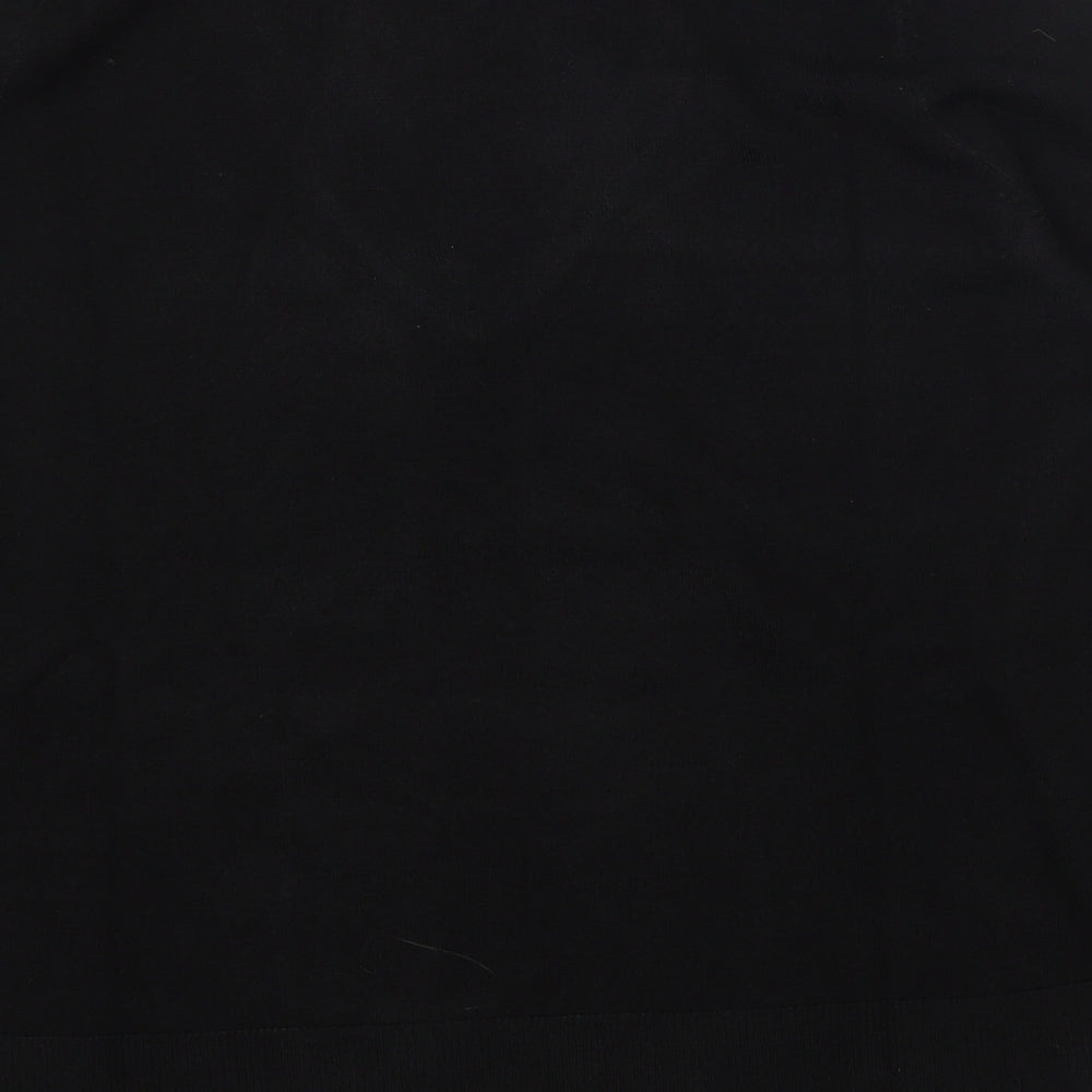 By Very Womens Black V-Neck  Acrylic Pullover Jumper Size 14