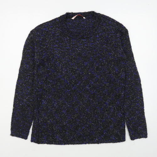 SHCollection Mens Multicoloured Round Neck  Acrylic Pullover Jumper Size M