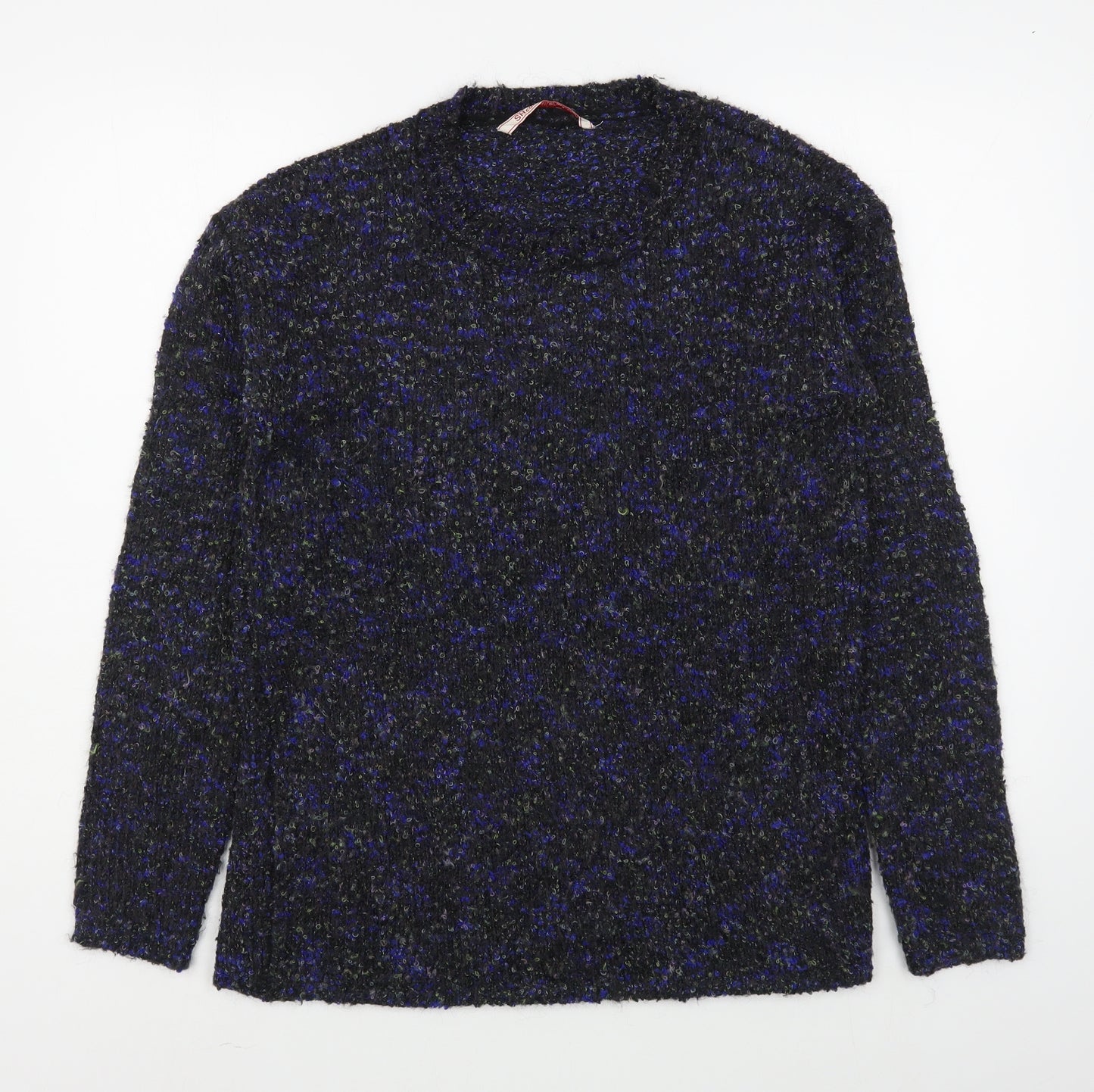 SHCollection Mens Multicoloured Round Neck  Acrylic Pullover Jumper Size M