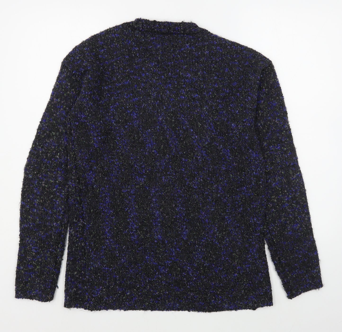 SHCollection Mens Multicoloured Round Neck  Acrylic Pullover Jumper Size M