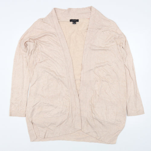 Primark Womens Pink V-Neck  Viscose Cardigan Jumper Size 10