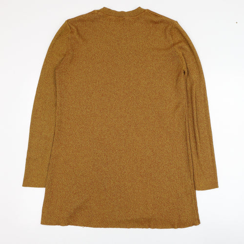 New Look Womens Yellow Round Neck  Viscose Pullover Jumper Size 18
