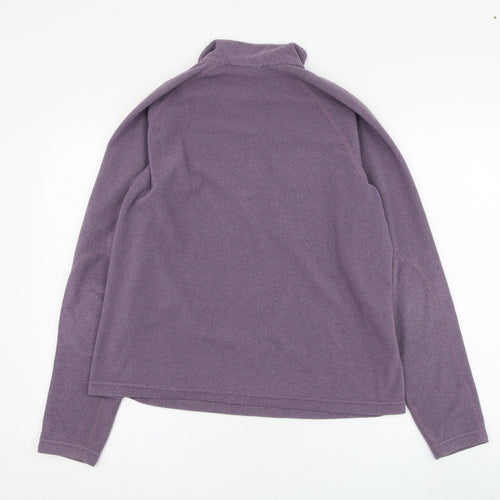 Mountain Equipment Womens Purple  Polyester Pullover Sweatshirt Size 14  Pullover - Fleece