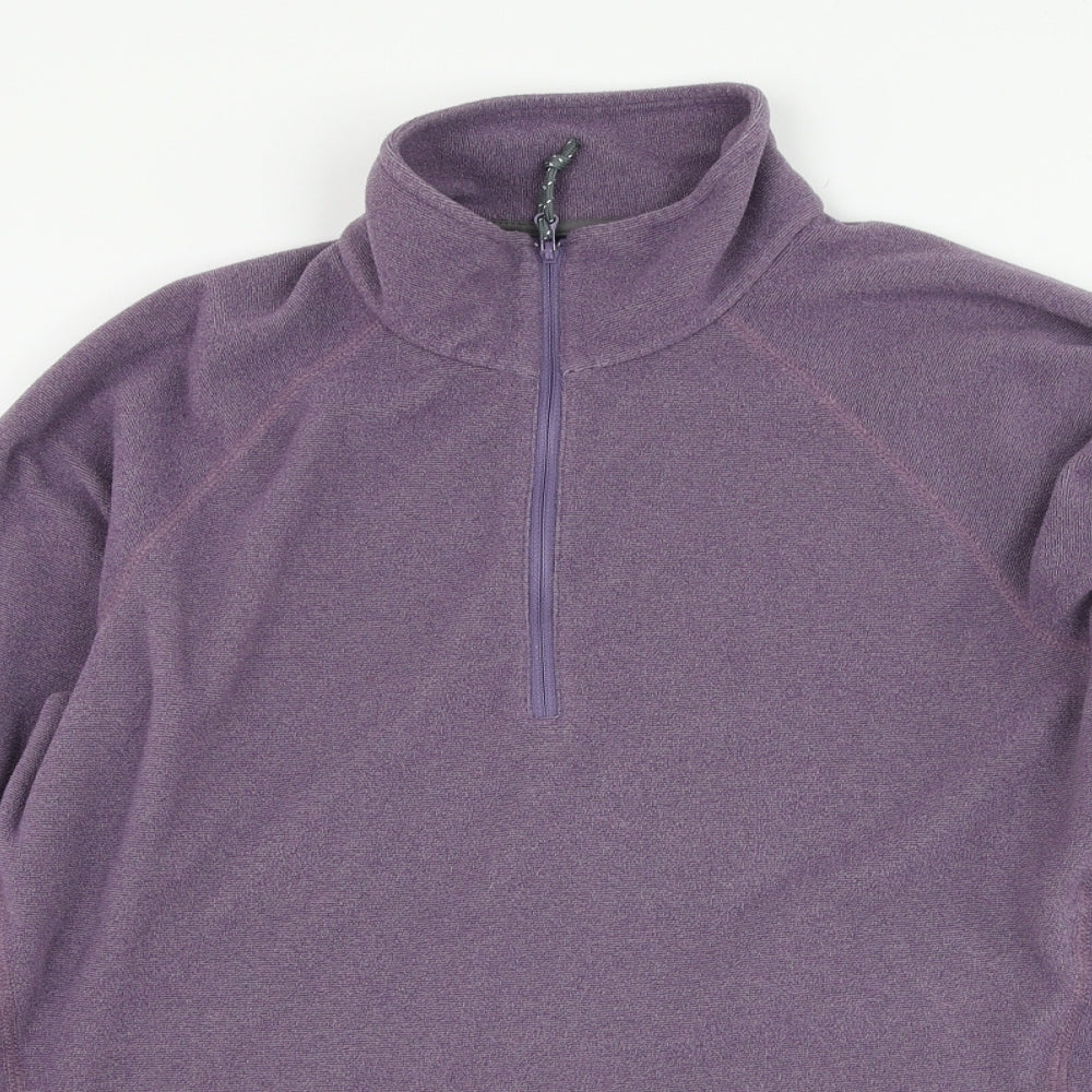 Mountain Equipment Womens Purple  Polyester Pullover Sweatshirt Size 14  Pullover - Fleece