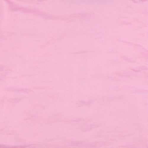 Anne De Lancay Womens Pink  Polyester Full Zip Sweatshirt Size 22  Zip - Flower