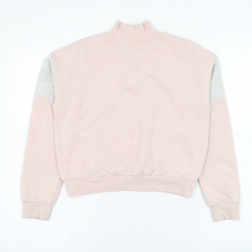 H&M Girls Pink  Cotton Pullover Sweatshirt Size 10-11 Years  Pullover - Paris