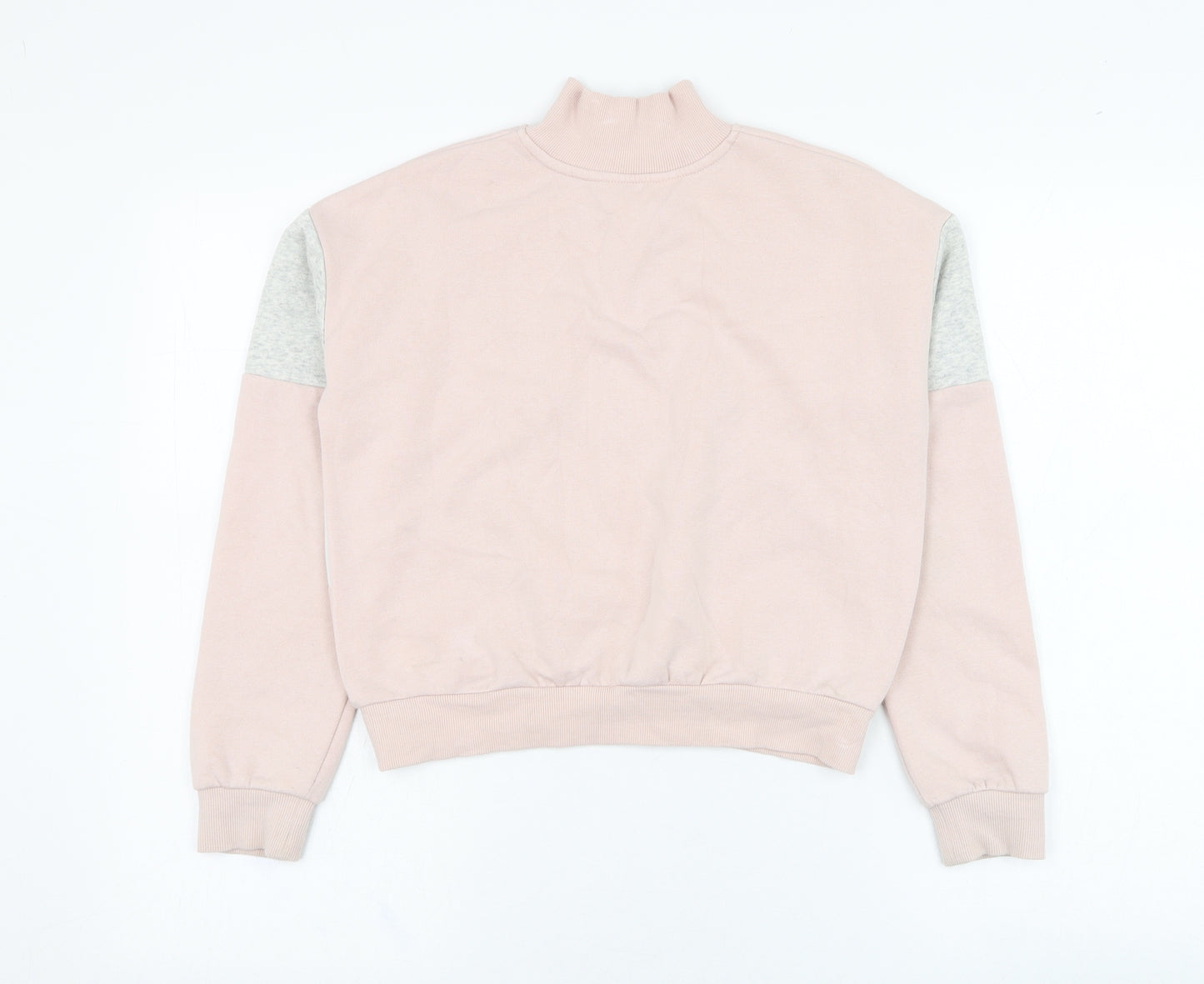 H&M Girls Pink  Cotton Pullover Sweatshirt Size 10-11 Years  Pullover - Paris