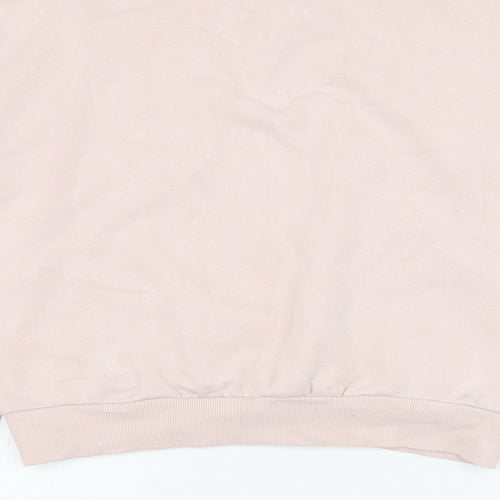 H&M Girls Pink  Cotton Pullover Sweatshirt Size 10-11 Years  Pullover - Paris