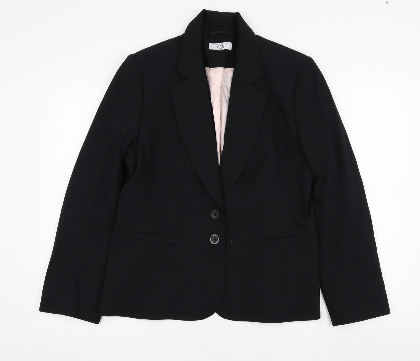 NEXT Womens Black   Jacket Blazer Size 12  Button