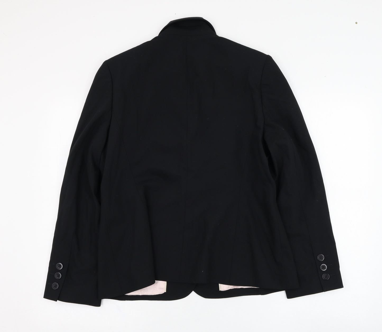 NEXT Womens Black   Jacket Blazer Size 12  Button