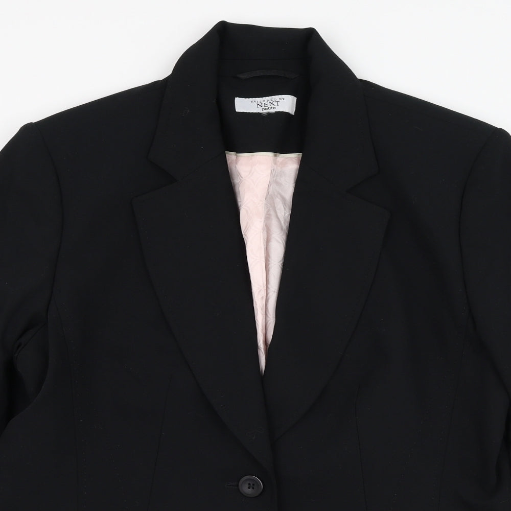NEXT Womens Black   Jacket Blazer Size 12  Button