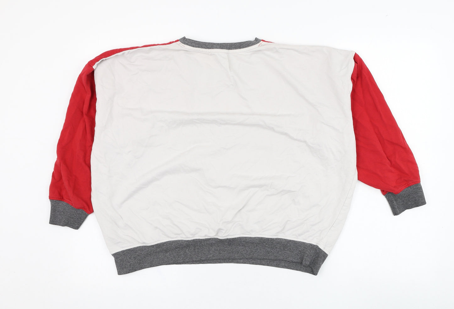 Primark Womens Red  Cotton Pullover Sweatshirt Size 14  Pullover - Panda
