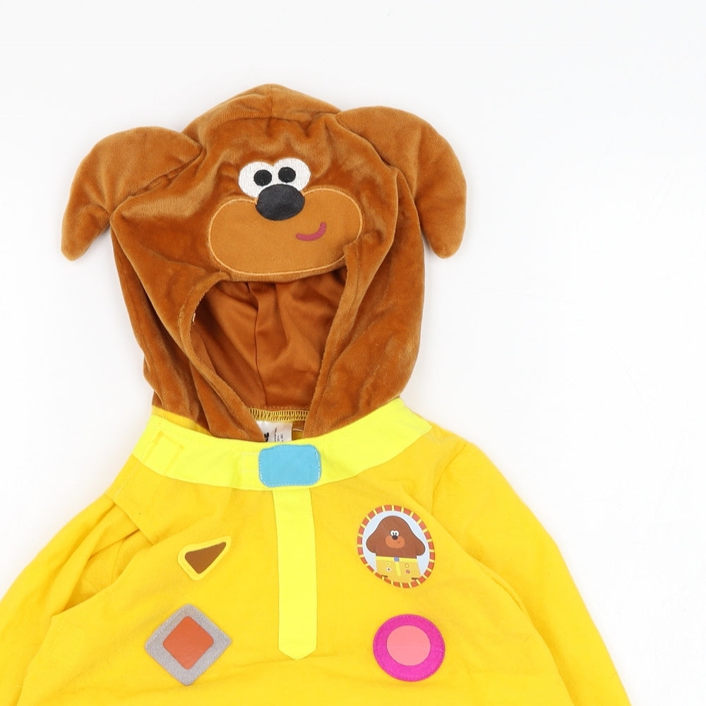 George Boys Yellow  Polyester Pullover Hoodie Size 2-3 Years  Pullover - Hey Duggee, Costume