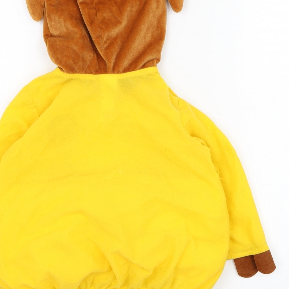George Boys Yellow  Polyester Pullover Hoodie Size 2-3 Years  Pullover - Hey Duggee, Costume