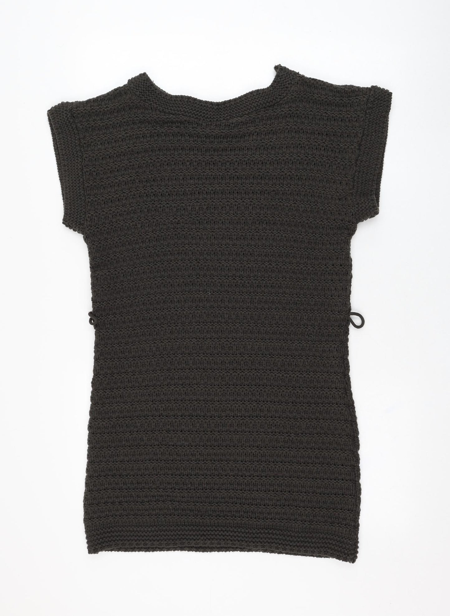 Therapy Womens Grey  Acrylic Jumper Dress  Size 12  Round Neck Pullover