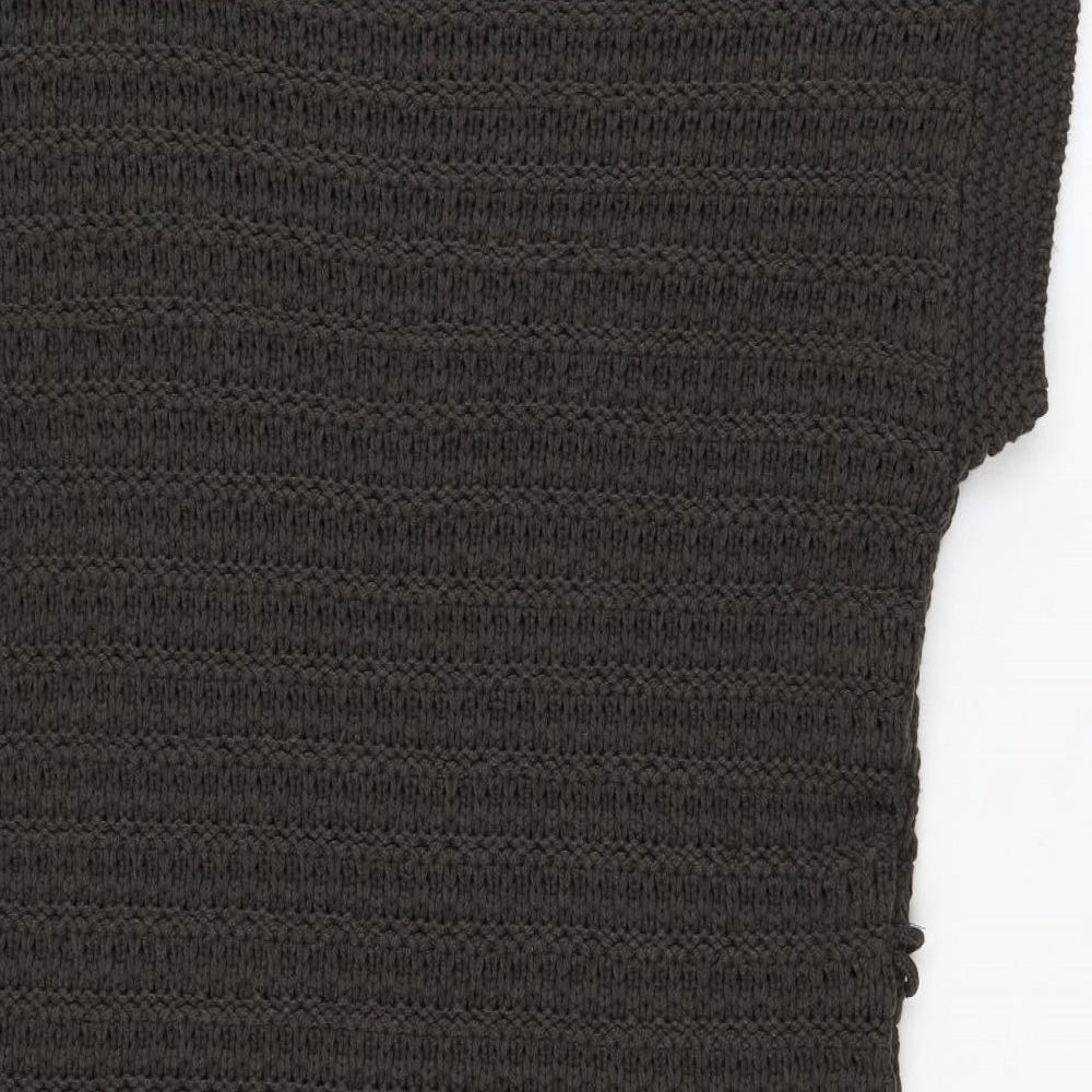 Therapy Womens Grey  Acrylic Jumper Dress  Size 12  Round Neck Pullover