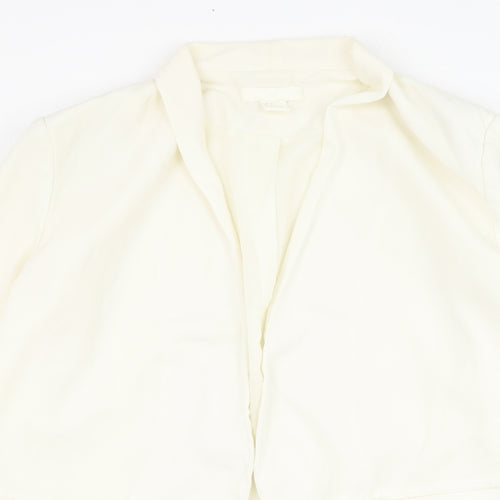 H&M Womens Ivory   Jacket Blazer Size 10