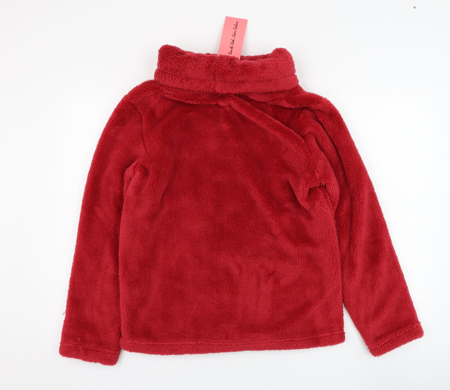Adore Womens Red  Polyester Pullover Sweatshirt Size S  Pullover - Christmas, Reindeer, Loungewear