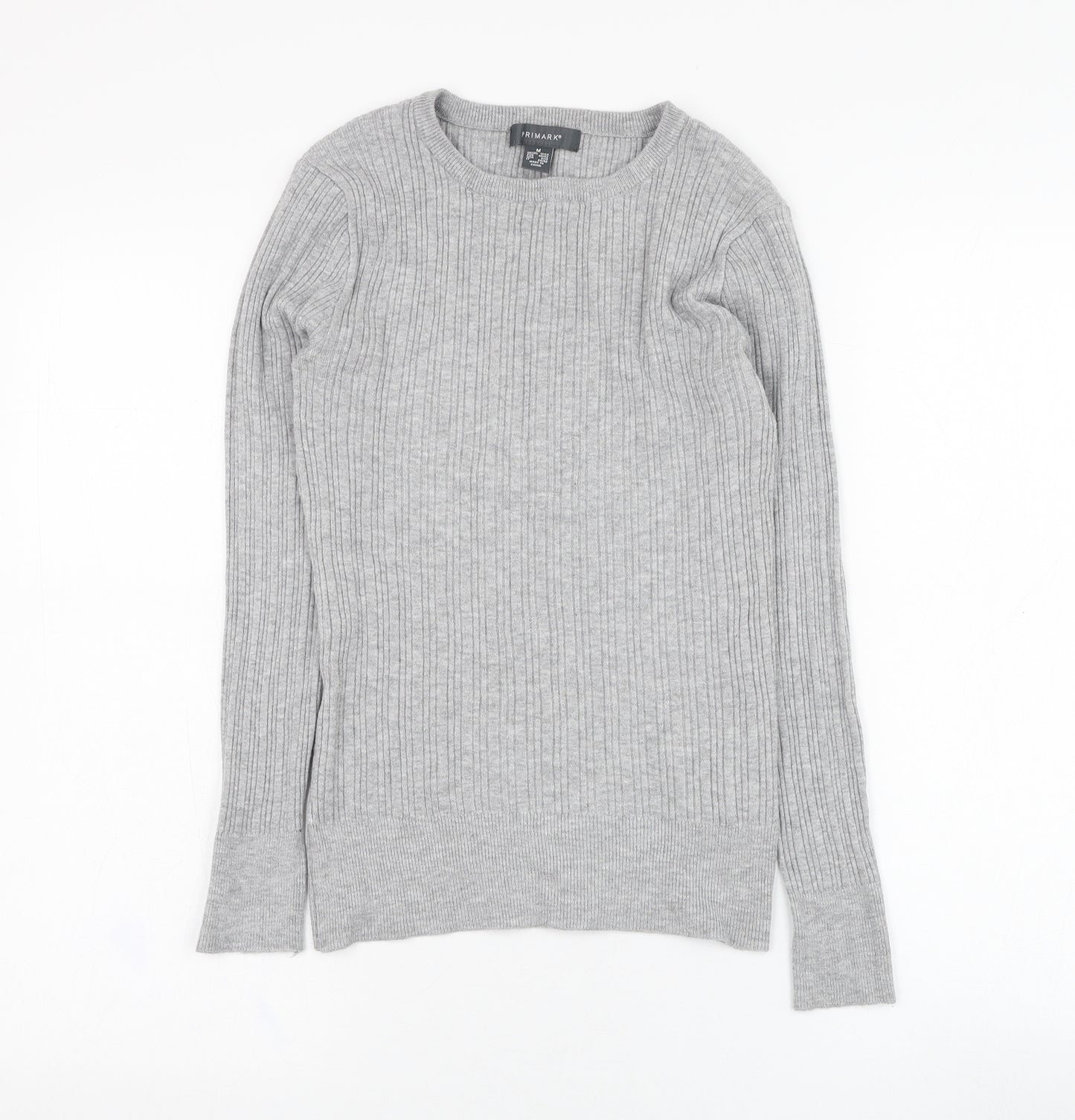 Primark Womens Grey  Viscose Pullover Sweatshirt Size 12  Pullover