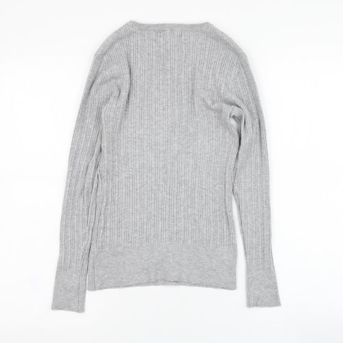 Primark Womens Grey  Viscose Pullover Sweatshirt Size 12  Pullover