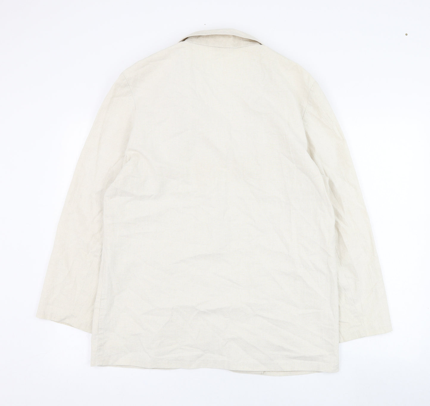 Marks and Spencer Womens Ivory   Jacket Blazer Size 14  Button