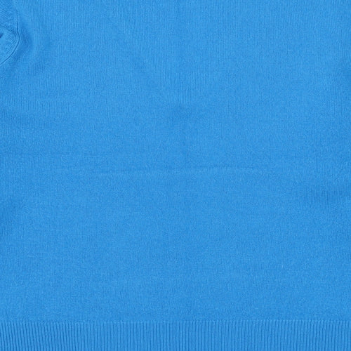 M&Co Womens Blue  Acrylic Pullover Sweatshirt Size M  Pullover