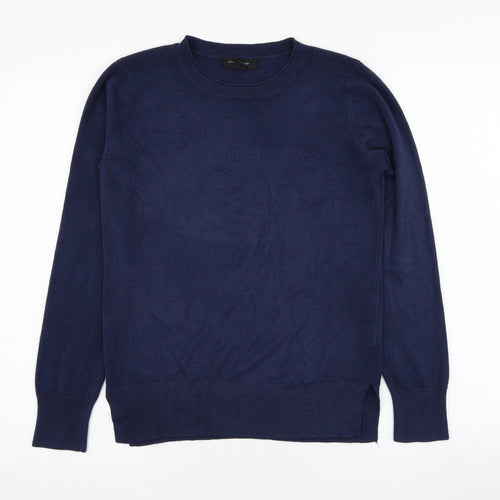 Atmosphere Womens Blue  Acrylic Pullover Sweatshirt Size 12  Pullover