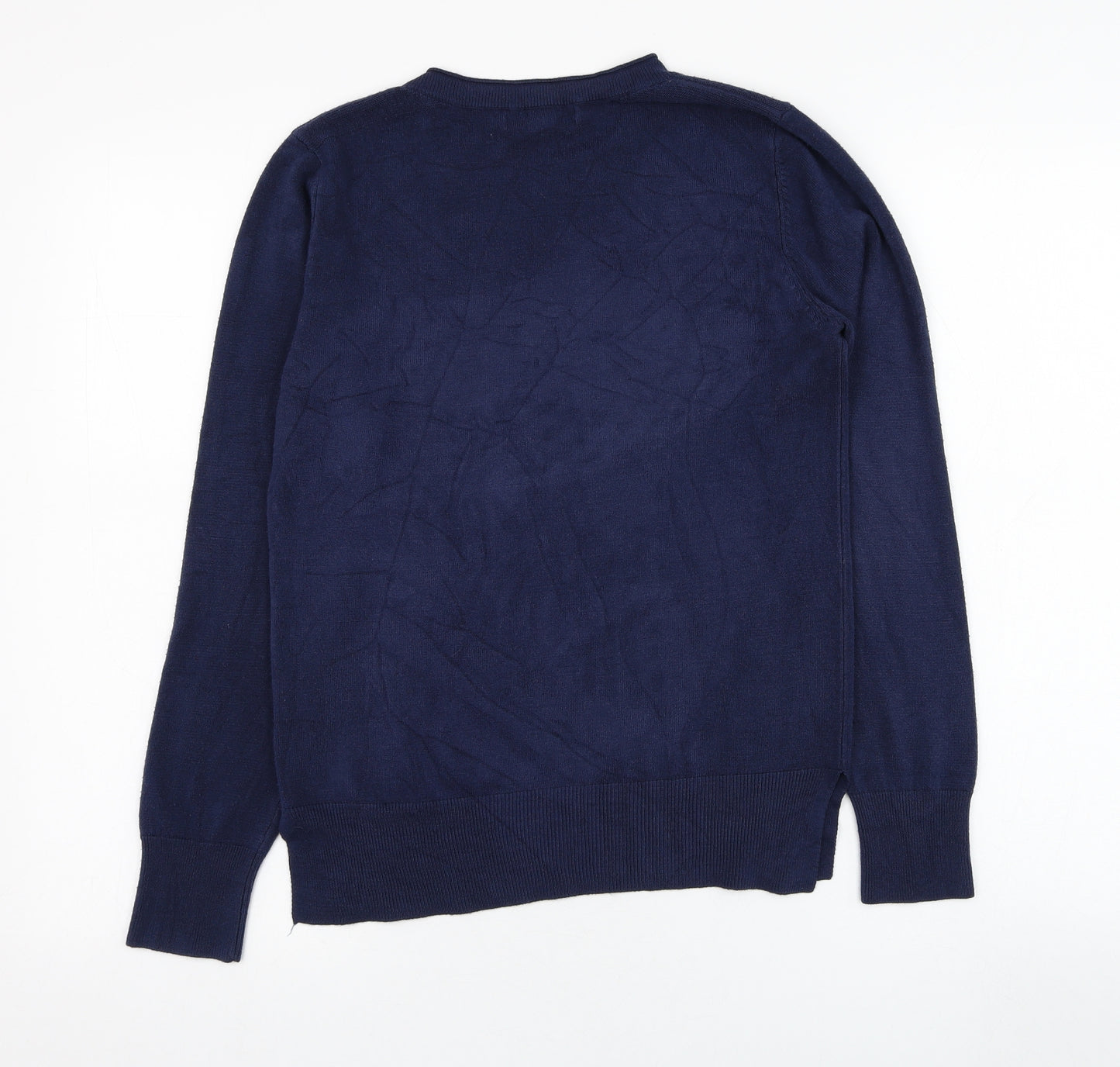 Atmosphere Womens Blue  Acrylic Pullover Sweatshirt Size 12  Pullover