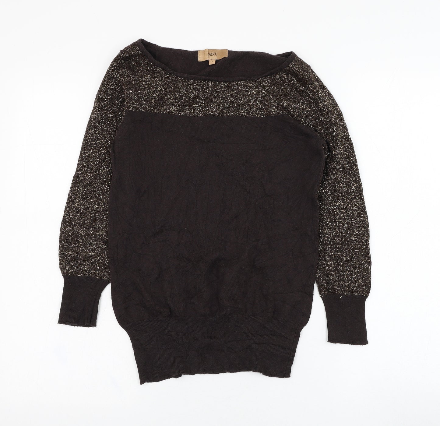 NEXT Womens Brown  Polyester Pullover Sweatshirt Size 8  Pullover