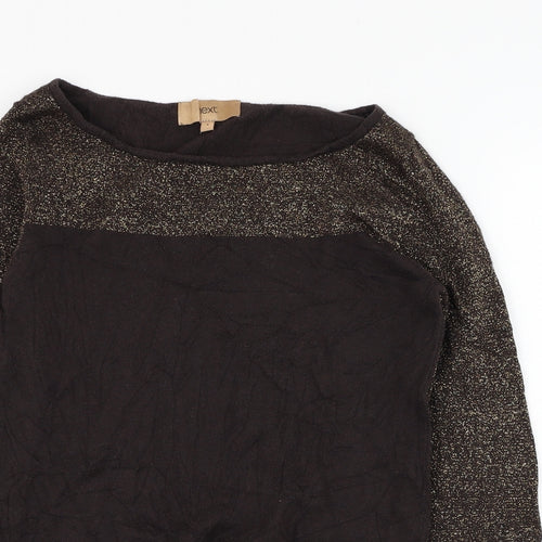 NEXT Womens Brown  Polyester Pullover Sweatshirt Size 8  Pullover