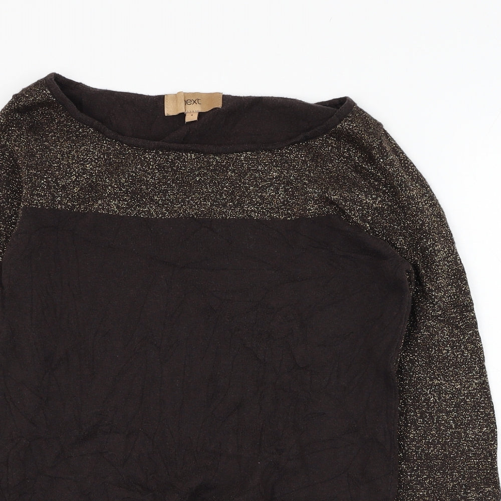 NEXT Womens Brown  Polyester Pullover Sweatshirt Size 8  Pullover